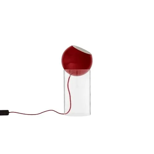 &Tradition Topan VP14 Klar Akryl/Vermilion Red – gulvlampe — produktfoto