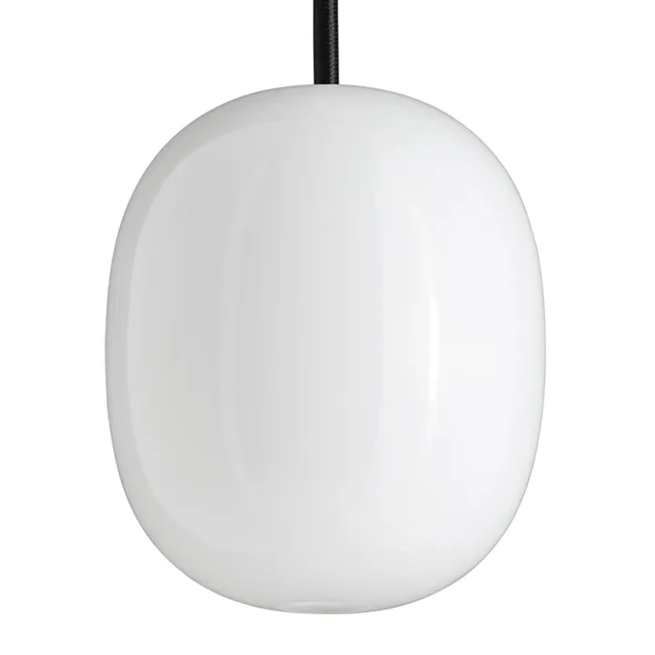 Piet Hein Superæg 300P Opal med Sort Ledning – pendel — produktfoto