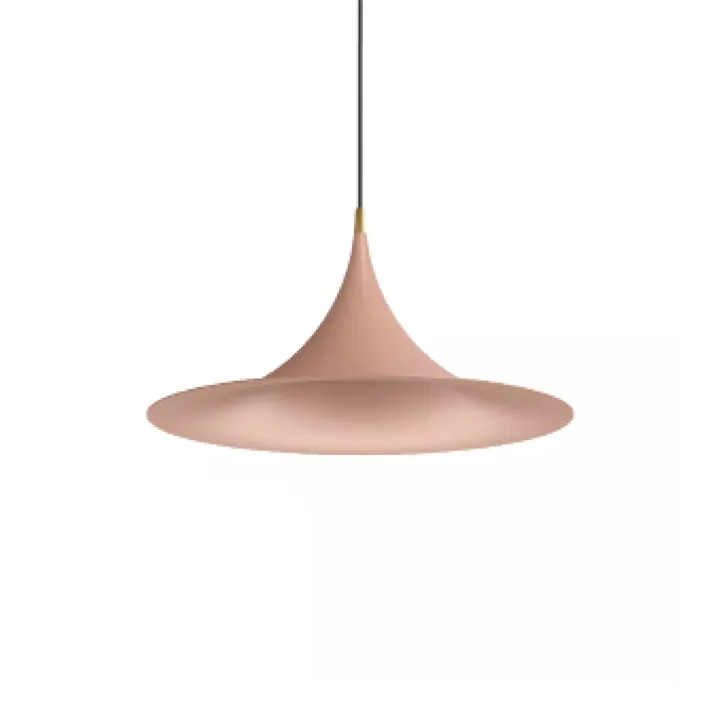 Linea Light collection Morgana Ø47 Peach/Børstet Guld – pendel — produktfoto