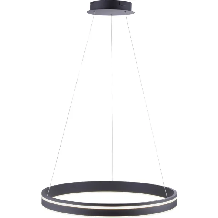 Paul Neuhaus Q-Vito , sort, Ø59 cm – lysekrone — produktfoto