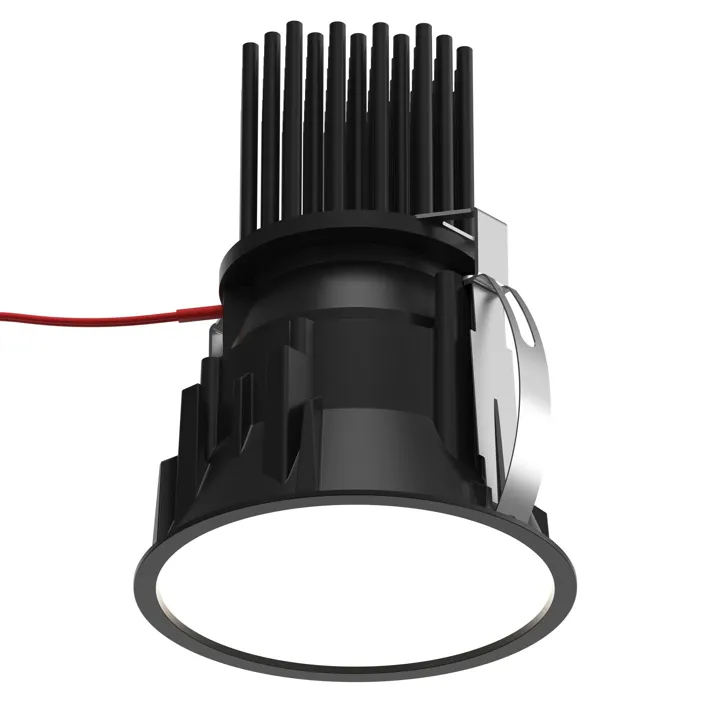 Louis Poulsen LP70 Recessed Ø8 6,5W 2700K & On/Off Sort – loftlampe — produktfoto