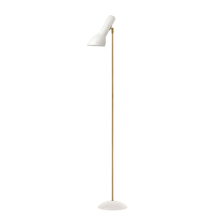 CPH Lighting Oblique Hvid/Messing – gulvlampe — produktfoto