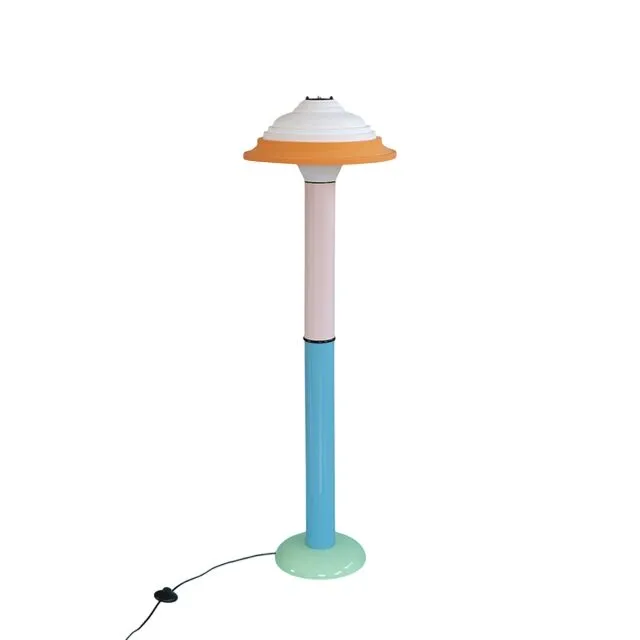 Sowden FL4 Pink/Blå – gulvlampe — produktfoto
