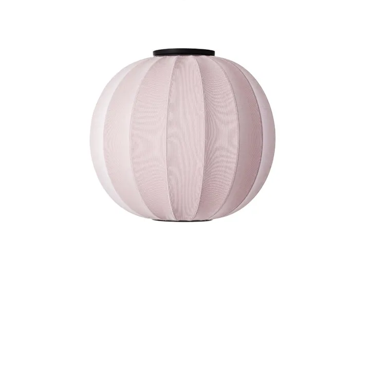 Made By Hand Knit-Wit 60 Rund Light Pink – loftlampe — produktfoto