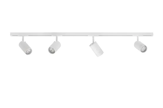 Antidark DESIGNLINE skinne-sæt 2 meter m/4 Tube spots, hvid – spot — produktfoto