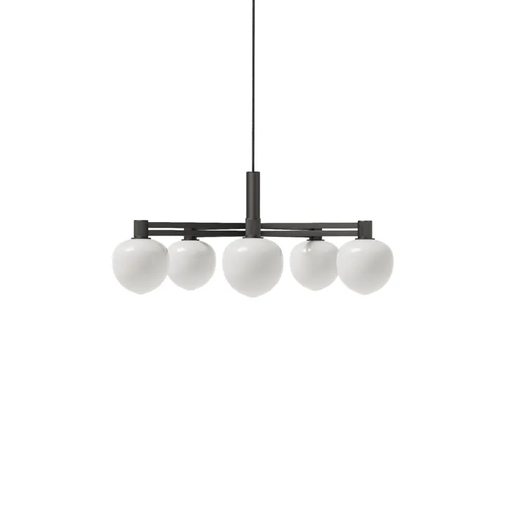LYFA MEMOIR 120 V Sort/Opal – pendel — produktfoto