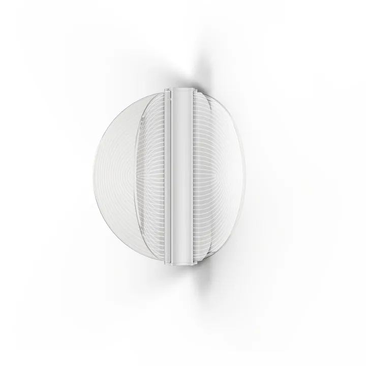 Stilnovo Papylia Ø19 Poleret White 9003 – væglampe — produktfoto
