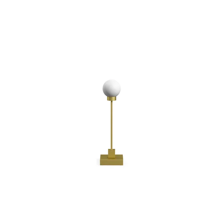 Northern Snowball Messing – transportabel bordlampe — produktfoto