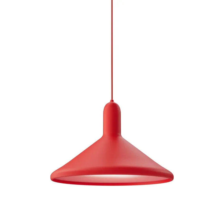 Established & Sons TORCH LIGHT S3 Cone Ø30 Rød – pendel — produktfoto