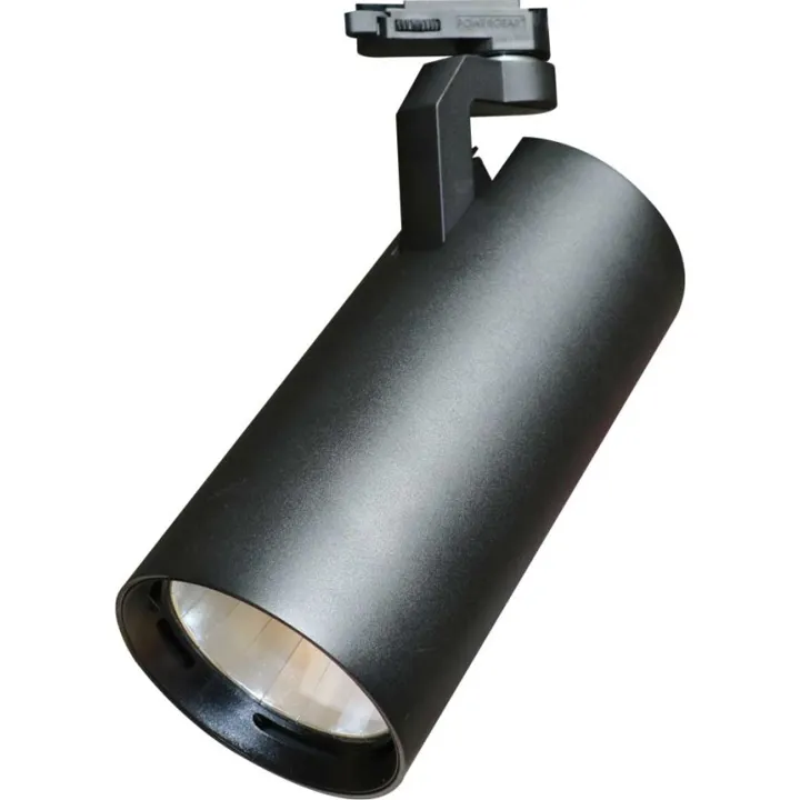 E3Light Taurus 3F skinnespot, sort – spot — produktfoto