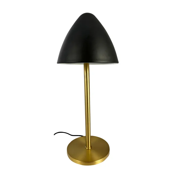 Dyberg Larsen Oulu Sort/Messing – bordlampe — produktfoto