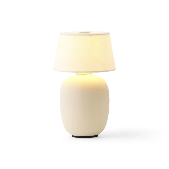 Audo Copenhagen Torso Portable Ø12 Sand – bordlampe — produktfoto