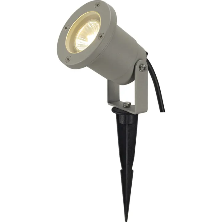 SLV Nautilus 10 , sølvgrå – udendørslampe — produktfoto