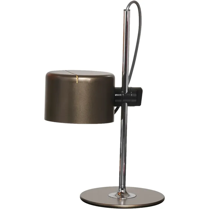 Oluce Mini Coupé 2201 Anodic Bronze – bordlampe — produktfoto