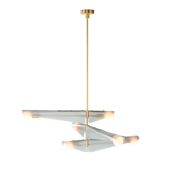 Tala Sycamore 3 Messing/Dawn Grey – loftlampe — produktfoto