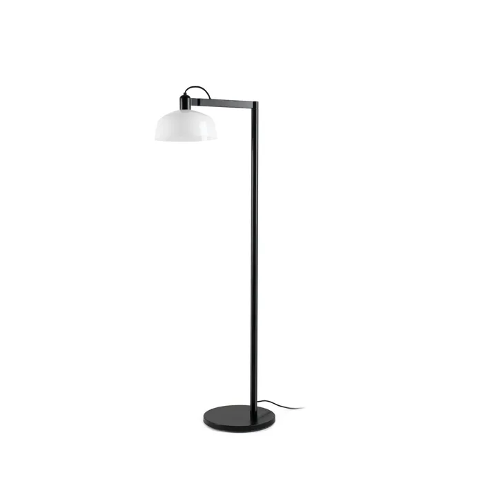 Faro TATAWIN Satin Sort/Hvid – gulvlampe — produktfoto