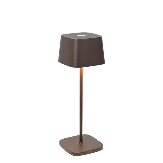 Zafferano Ofelia batterilampe / , corten – transportabel bordlampe — produktfoto