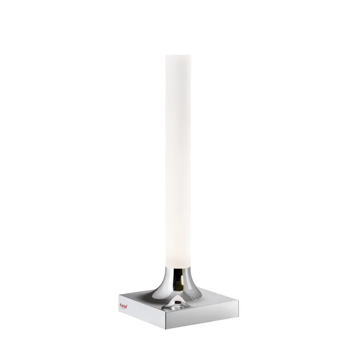 Kartell Goodnight Krom – transportabel bordlampe — produktfoto