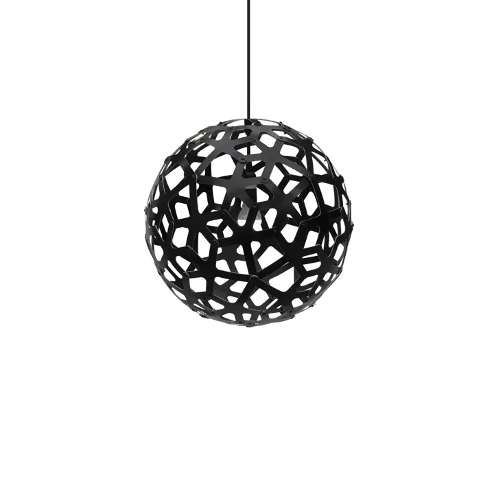 David Trubridge Floral Ø40 Sort 2 Sider – pendel — produktfoto