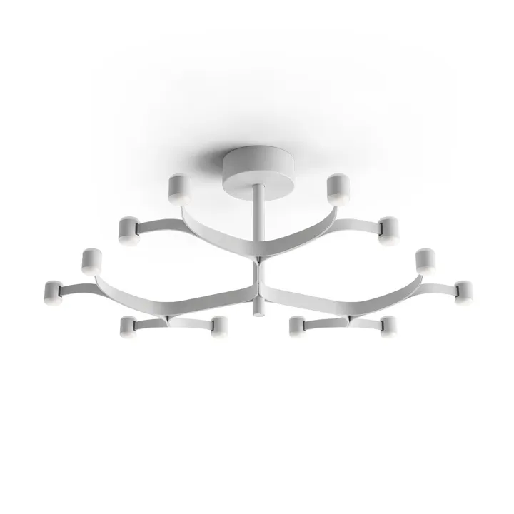 Stilnovo Fronda Ø83 White 9003 – loftlampe — produktfoto