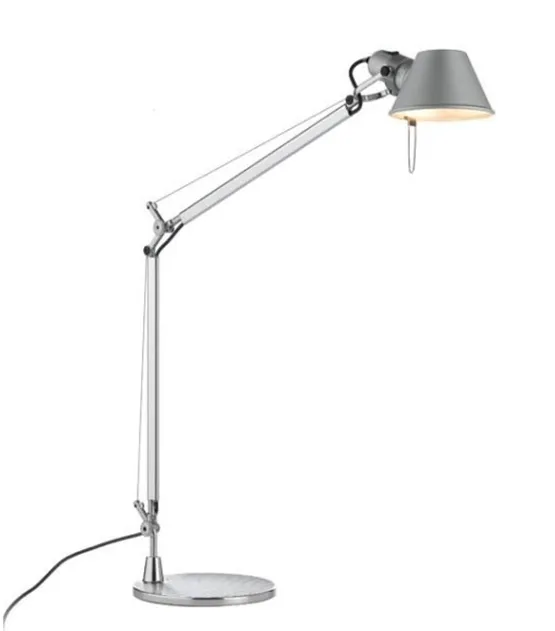 Artemide Tolomeo , aluminium m/bordfod – bordlampe — produktfoto