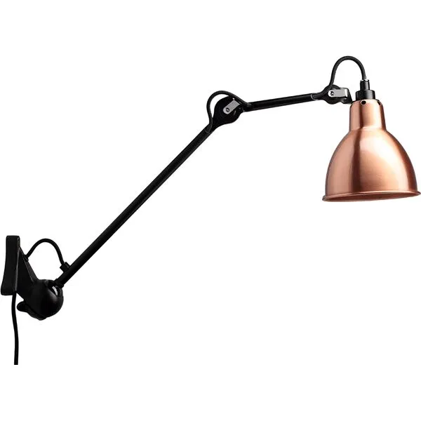 La Lampe Gras N222 Mat Sort/Kobber/Hvid – væglampe — produktfoto