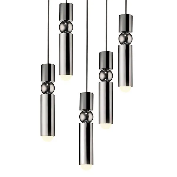 Lee Broom Fulcrum 5 Stk Krom – pendel — produktfoto