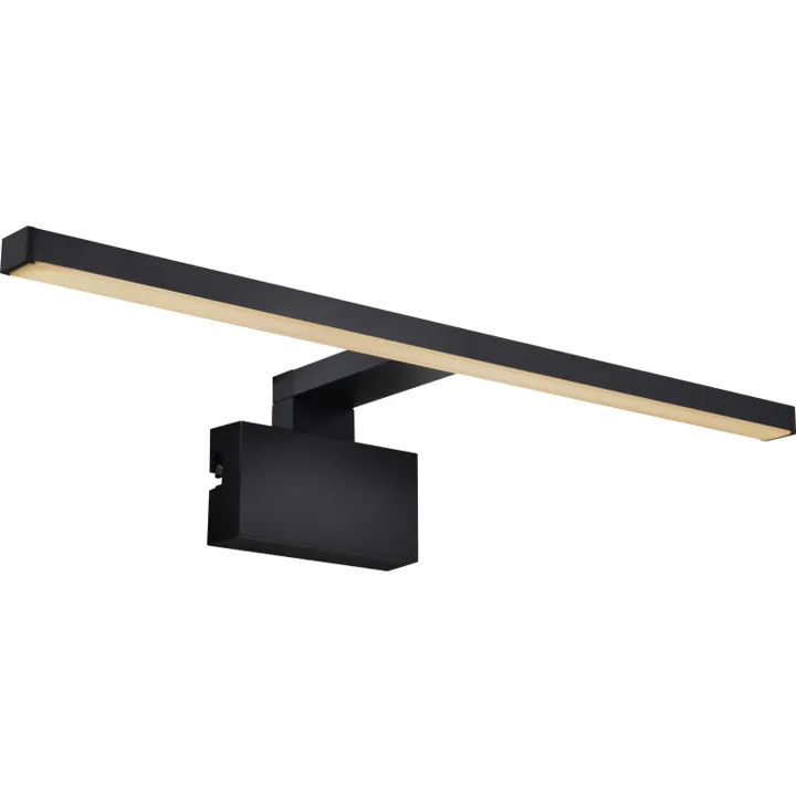 Nordlux Marlee spejllampe, 50 cm, sort – væglampe — produktfoto
