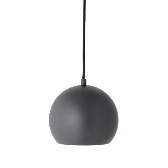 Frandsen Lighting Ball Ø18, Mat mørkegrå – pendel — produktfoto
