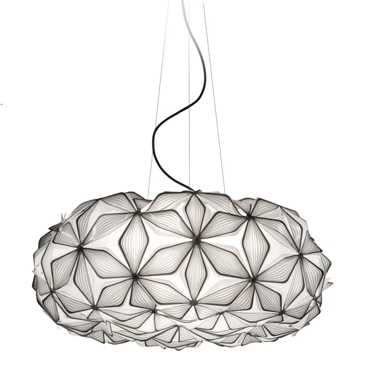 Slamp C'Est La Vie Stor Sort med Sort Ledning – pendel — produktfoto