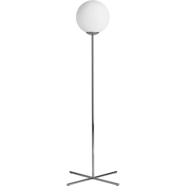 Decotique Runa Krom/Opal – gulvlampe — produktfoto