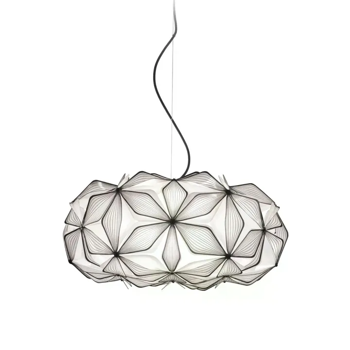 Slamp C'est La Vie Medium - Sort med transparent ledning – pendel — produktfoto