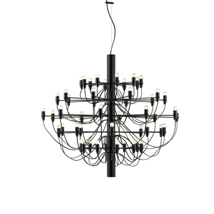 Flos 2097 / 50 Mat Sort LED – lysekrone — produktfoto