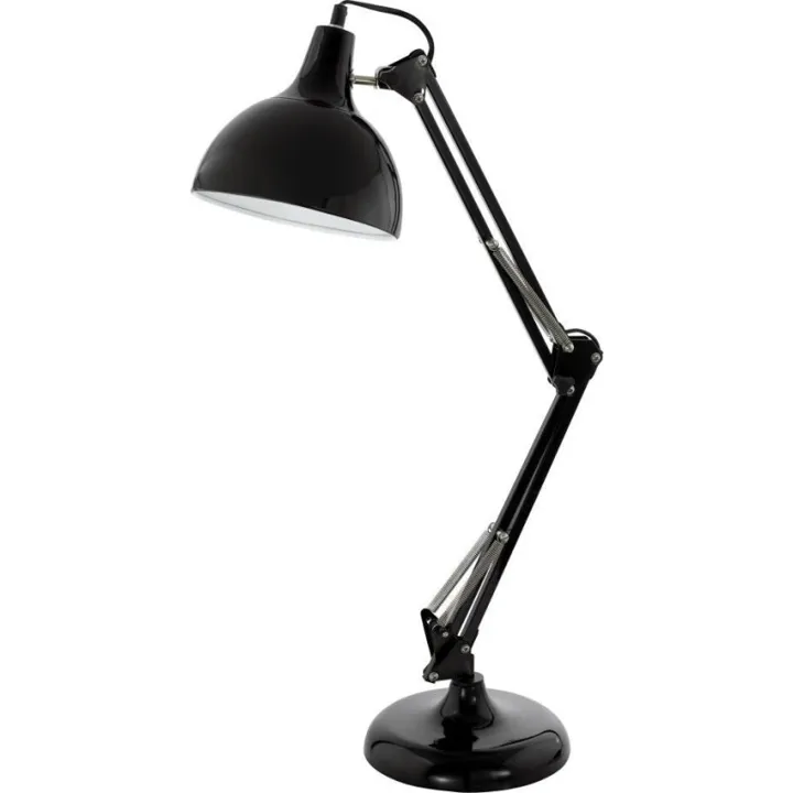 Eglo Borgillio arkitektlampe, sort – bordlampe — produktfoto