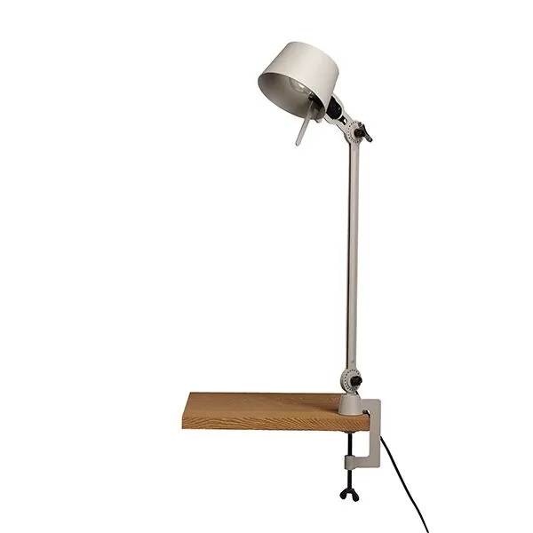Tonone Bolt En Arm med Klemme Ash Grey – bordlampe — produktfoto