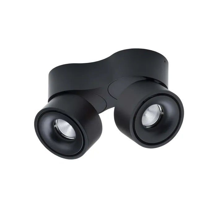 Antidark Easy Double Spot W2100 Sort – spot — produktfoto