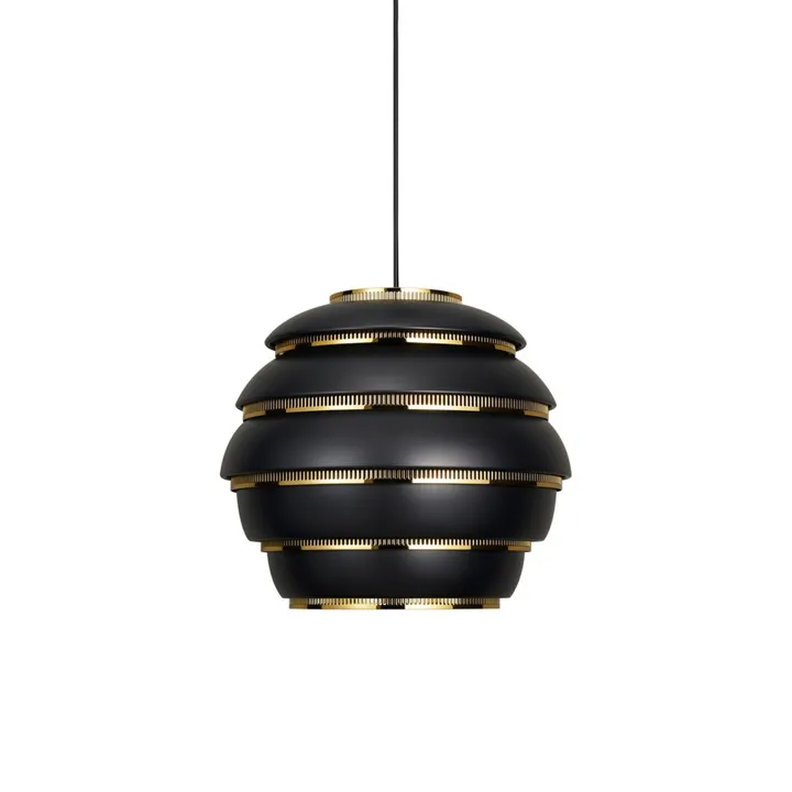 Artek Beehive A331 Sort/Messing – pendel — produktfoto