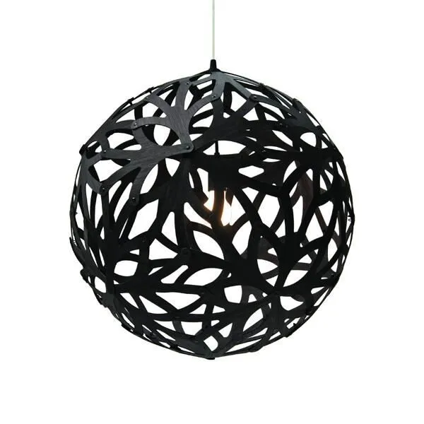 David Trubridge Floral Ø60 Sort – pendel — produktfoto