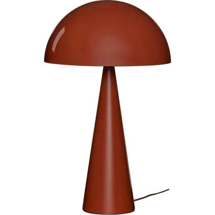 Hübsch Mush , mørkerød, 50 cm – bordlampe — produktfoto