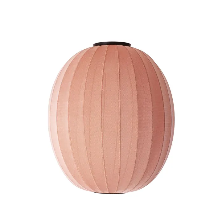 Made By Hand Knit-Wit High/Oval Ø65 Coral – loftlampe — produktfoto