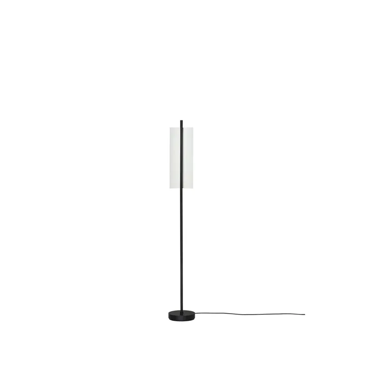 Santa & Cole Lámina 45 Hvid/Sort – gulvlampe — produktfoto