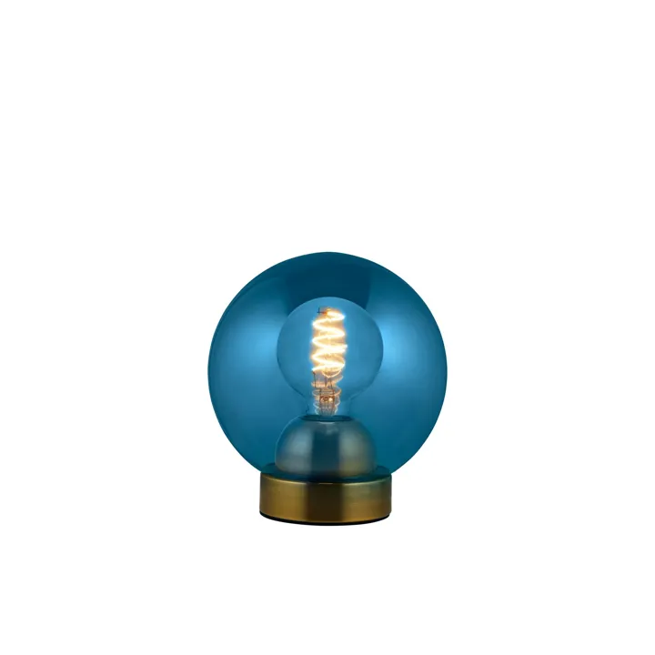 Halo Design Bubbles Ø18 Bord Blå – bordlampe — produktfoto