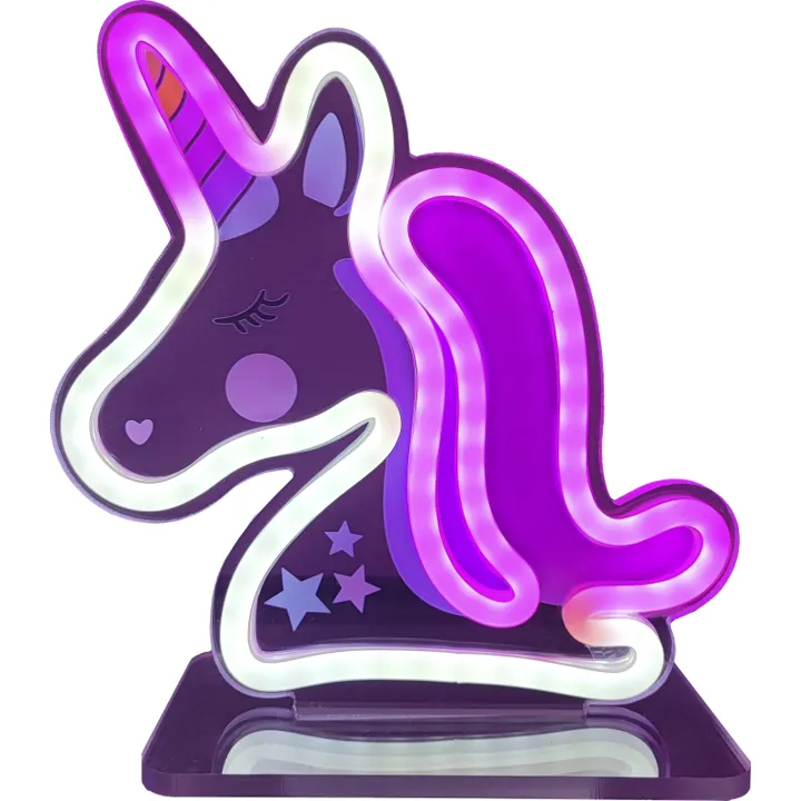 Veli Line Unicorn neonskilt – dekorationslys — produktfoto