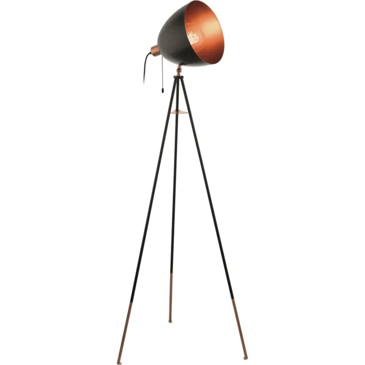 Eglo Chester , sort/kobber – gulvlampe — produktfoto