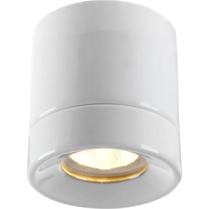Ifö Electric Sauna Light On påbygningsspot, hvid – spot — produktfoto