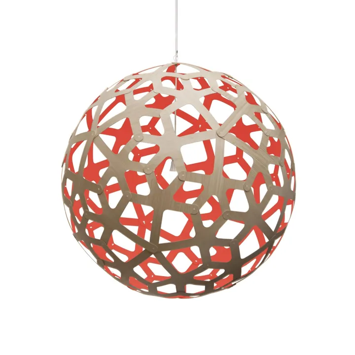 David Trubridge Coral Ø120 Rød – pendel — produktfoto