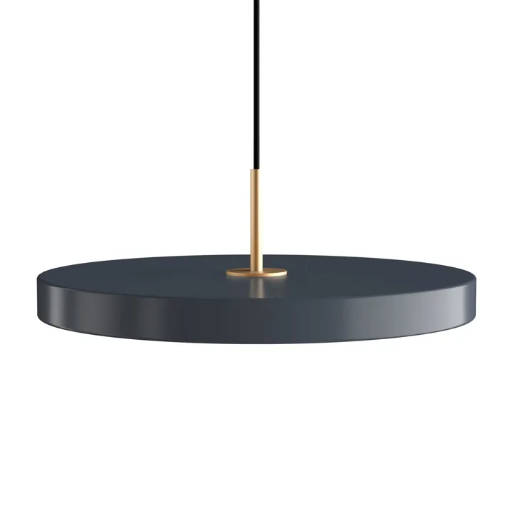 Umage Asteria Grå med Messing Top – pendel — produktfoto