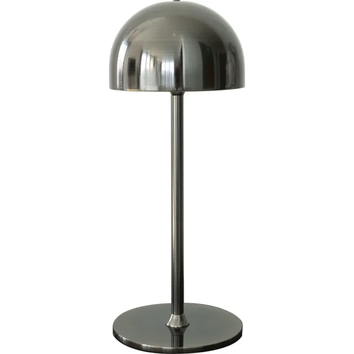 Sirius Tim genopladelig , sort nikkel, 30 cm – bordlampe — produktfoto