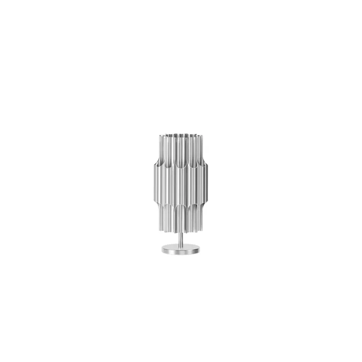 LYFA PAN 120 Aluminium – bordlampe — produktfoto