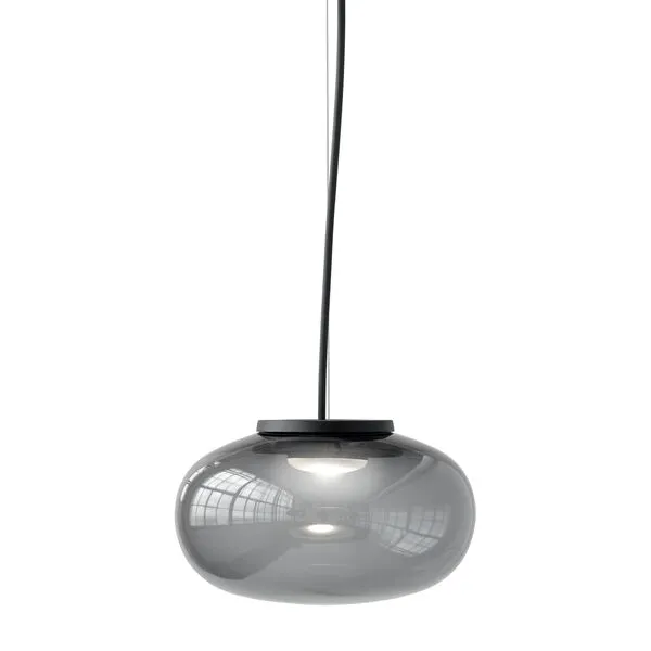 New Works Karl-Johan LED Ø23 Røgfarvet Glas – pendel — produktfoto